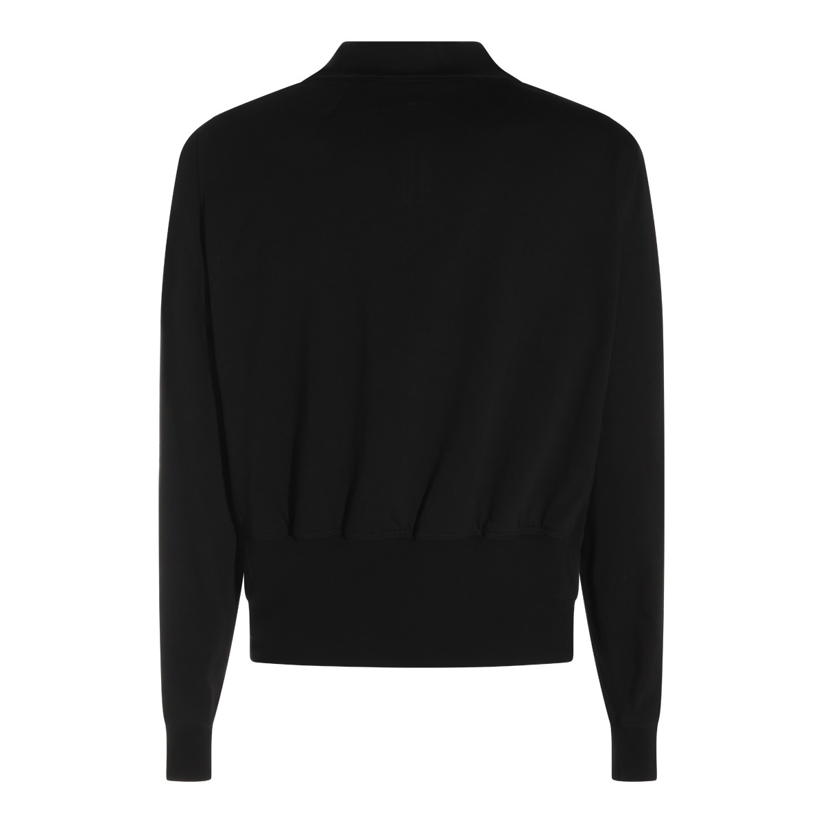 BLACK COTTON BAUHAUS SWEATSHIRT