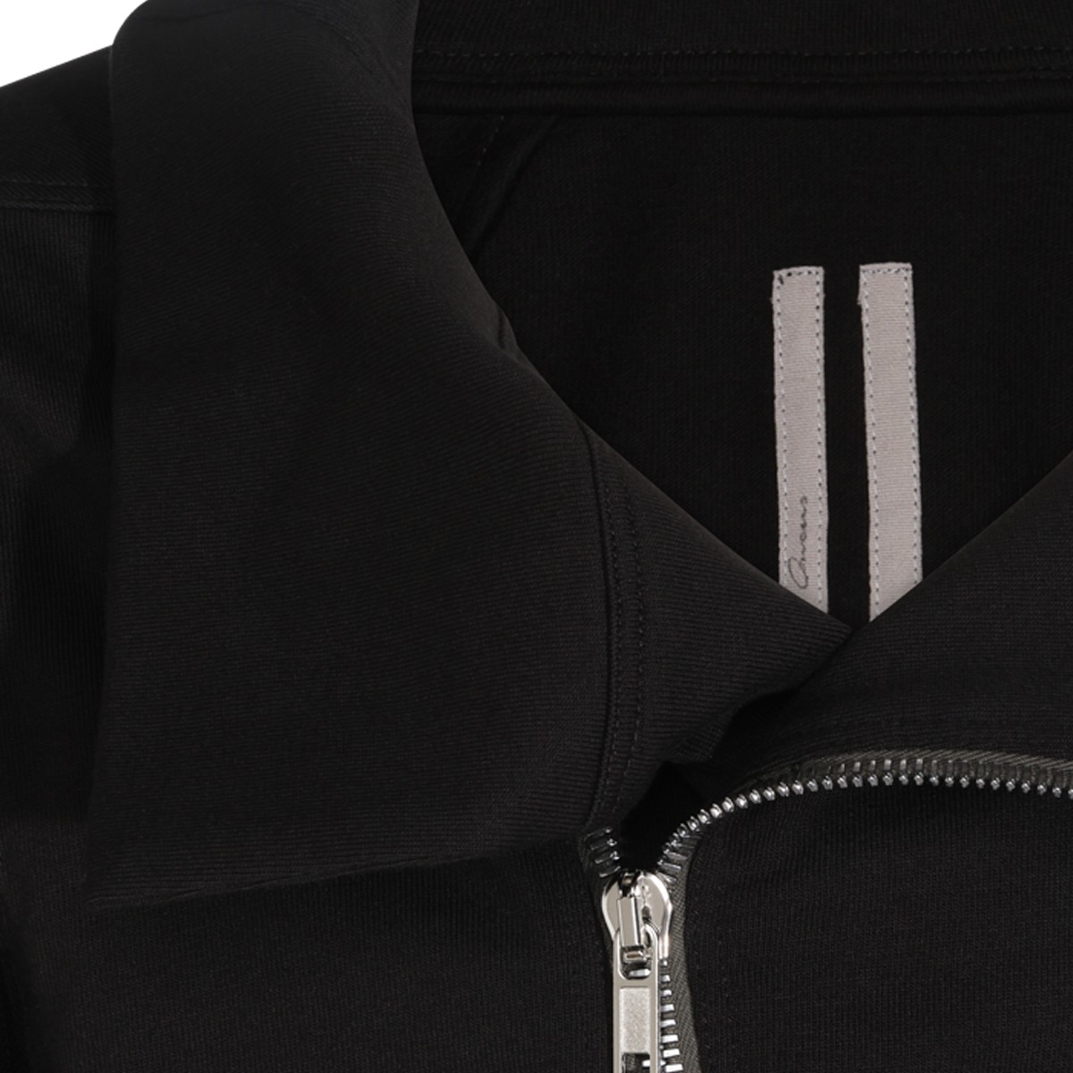 BLACK COTTON BAUHAUS SWEATSHIRT