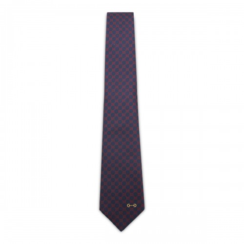 NAVY SILK TIE