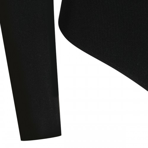 BLACK STRETCH BODYSUIT