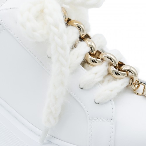WHITE LEATHER SNEAKERS