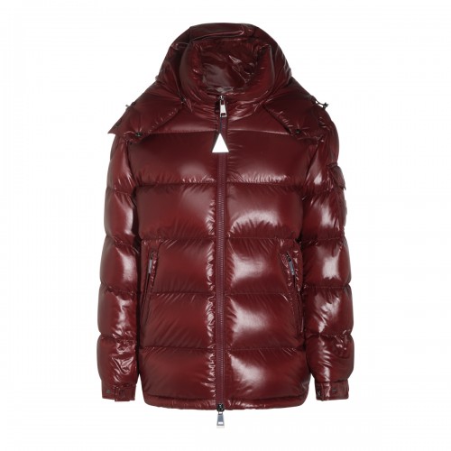 BURGUNDY PUFFER MAIRE DOWN JACKET
