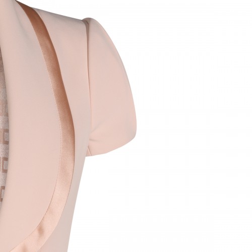 NUDE A LINE MINI DRESS
