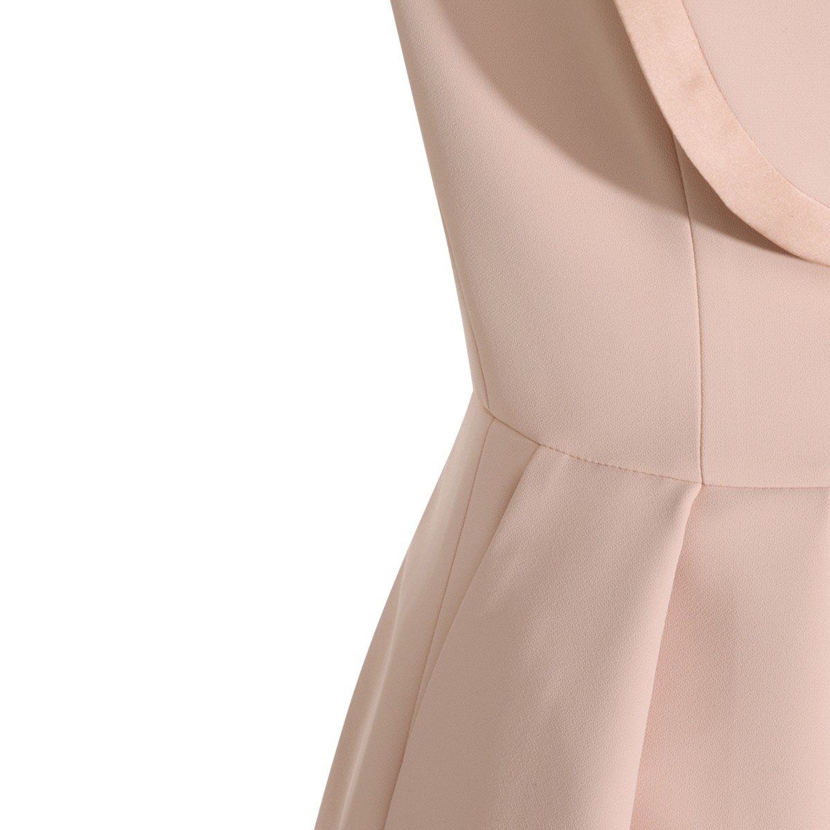 NUDE A LINE MINI DRESS