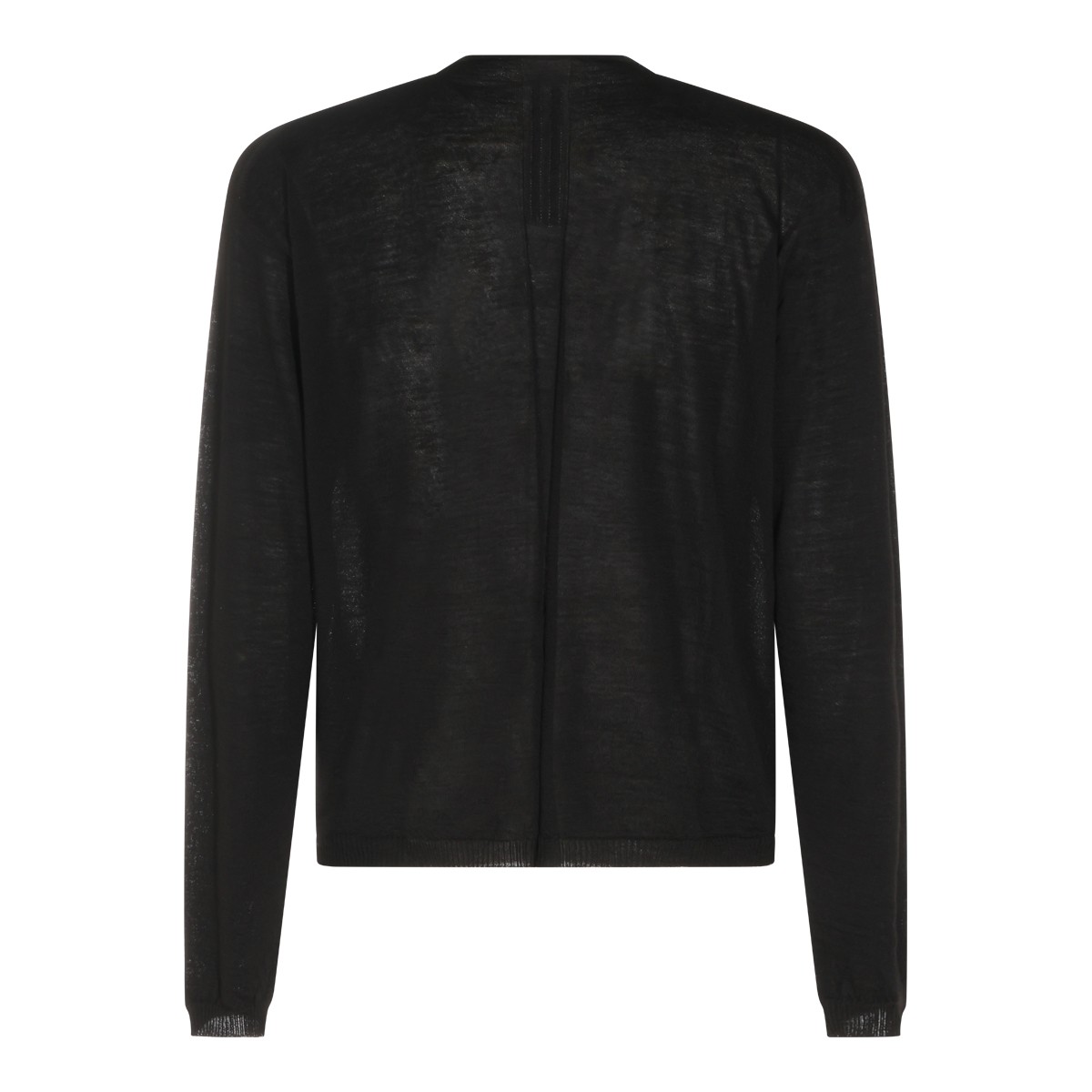 BLACK VIRGIN WOOL SWEATER