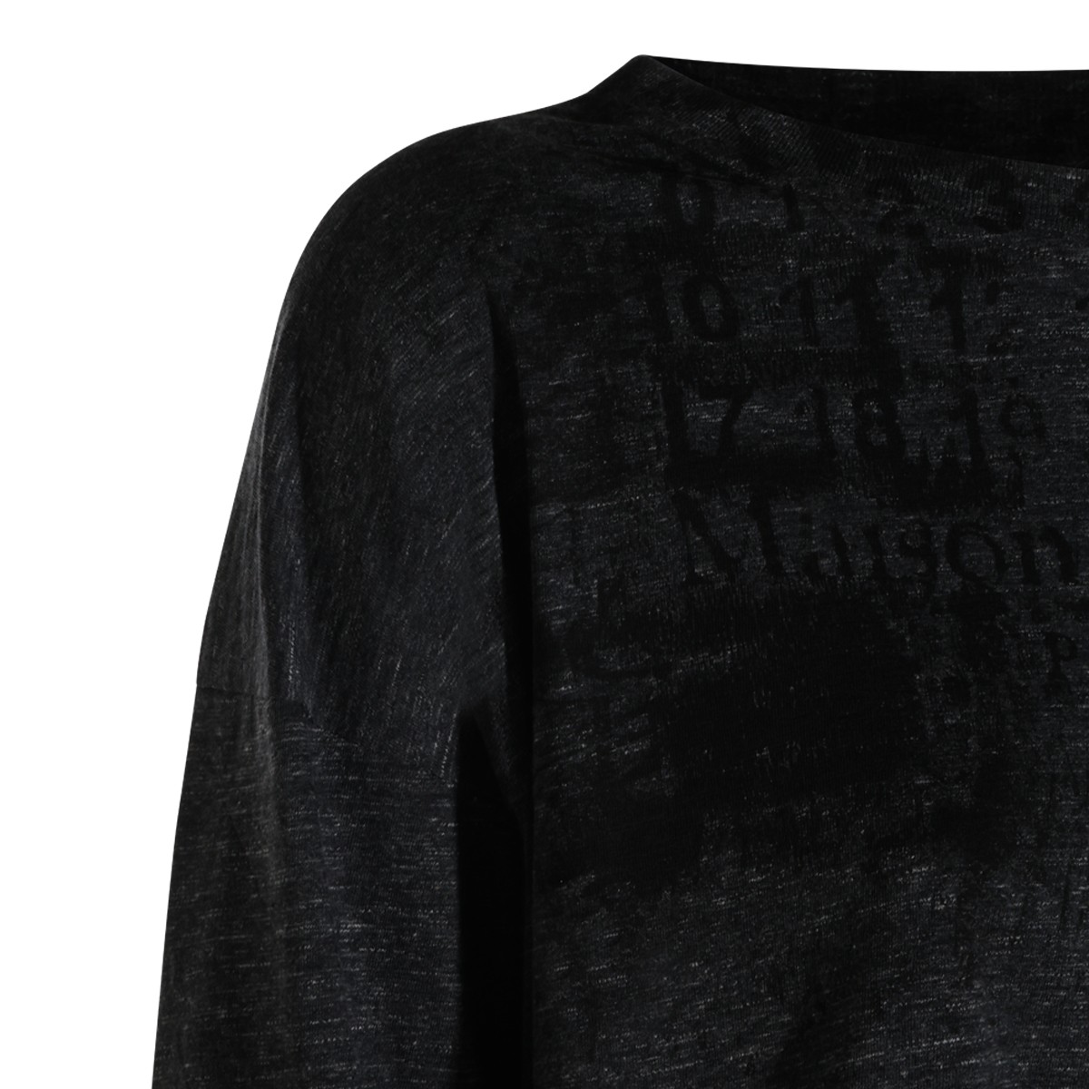 DARK GREY COTTON T-SHIRT