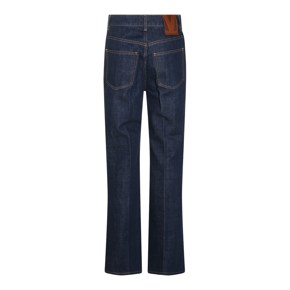 DARK BLUE COTTON JEANS