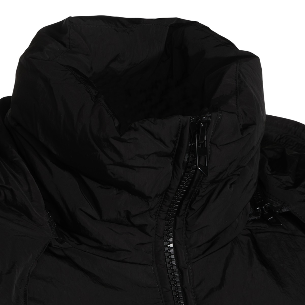 BLACK TECH DOWN JACKET