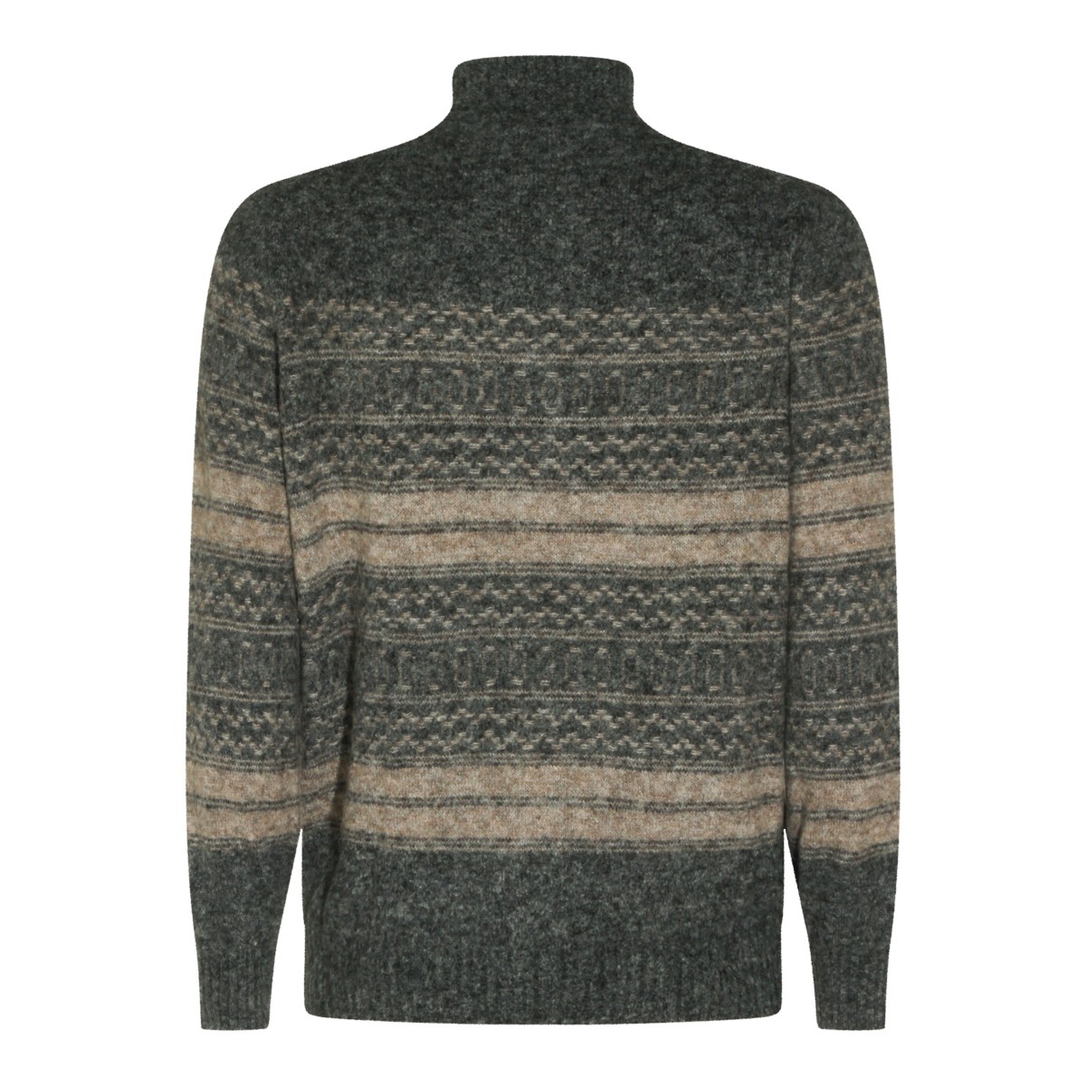 BROWN WOOL KNITWEAR