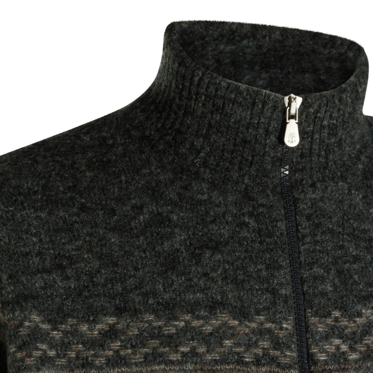 BROWN WOOL KNITWEAR