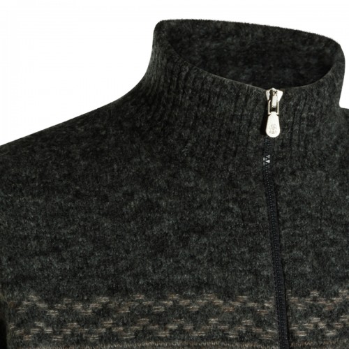 BROWN WOOL KNITWEAR