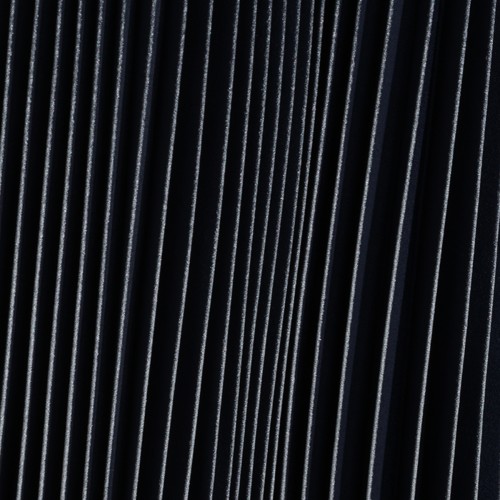 BLACK PLEATED LONG SKIRT