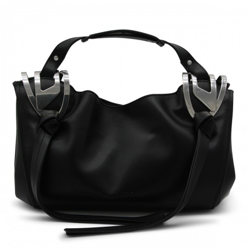 BLACK KNOT-D S TOP HANDLE BAG