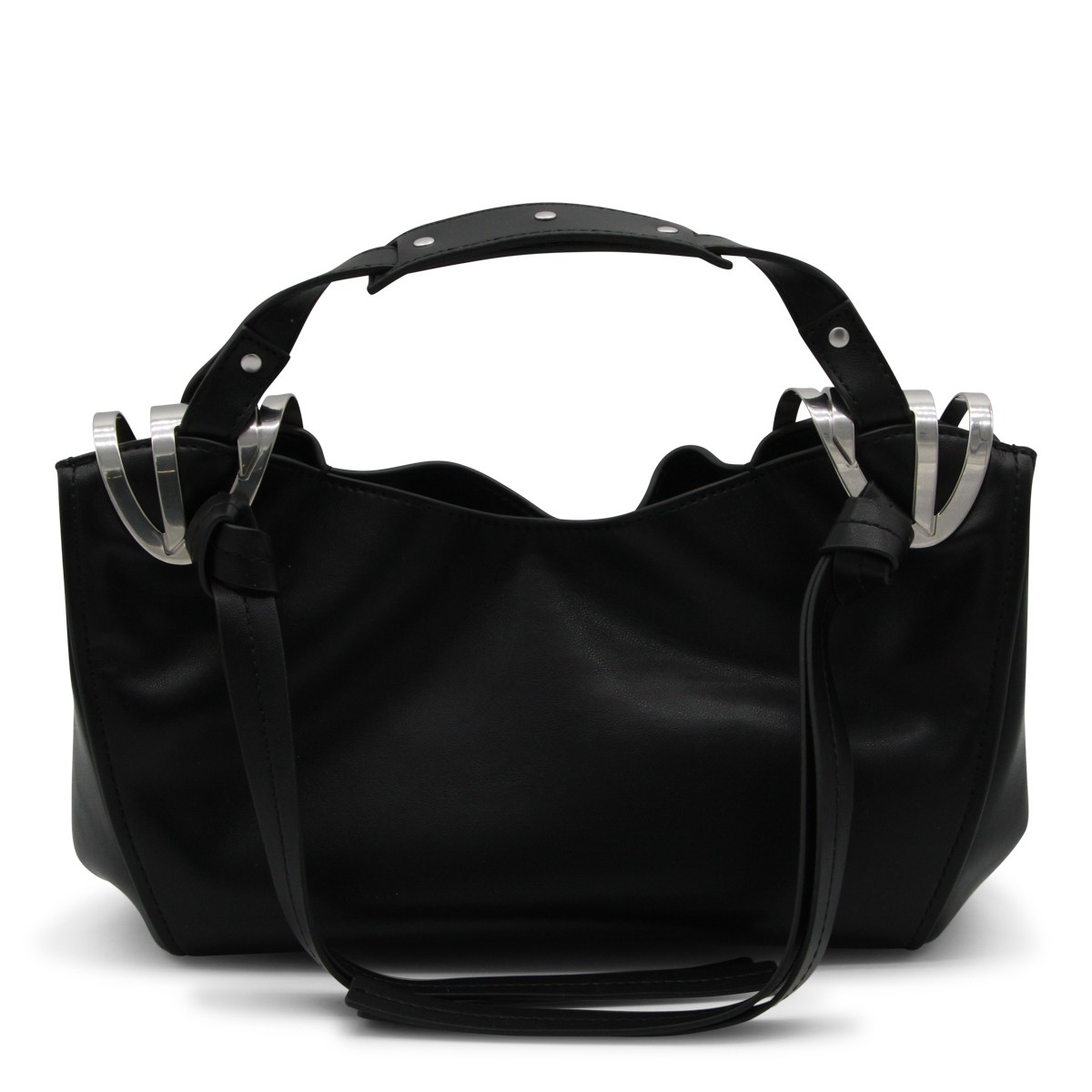 BLACK KNOT-D S TOP HANDLE BAG