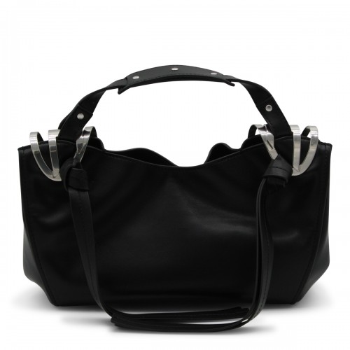 BLACK KNOT-D S TOP HANDLE BAG