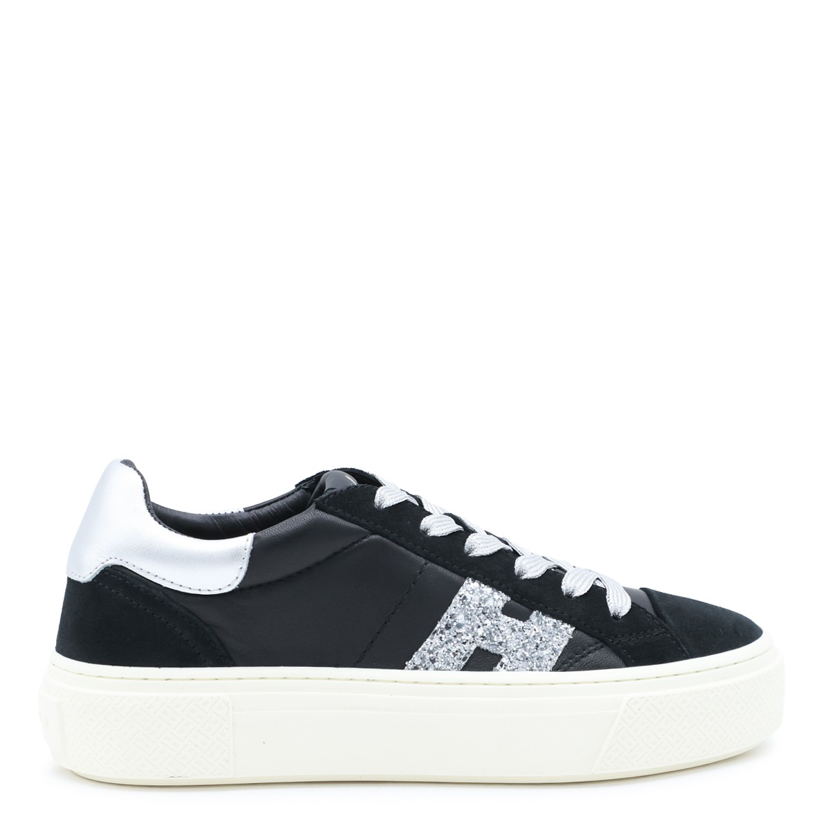 BLACK AND SILVER LEATHER CROSSWIND...