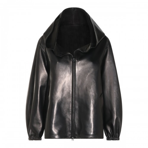BLACK LEATHER JACKET