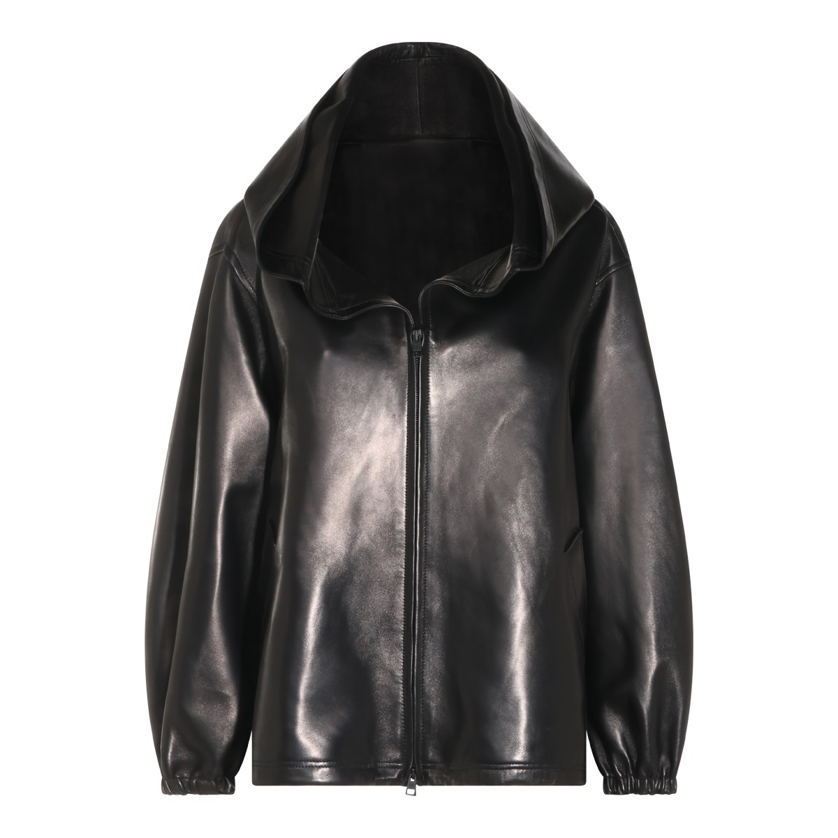 BLACK LEATHER JACKET
