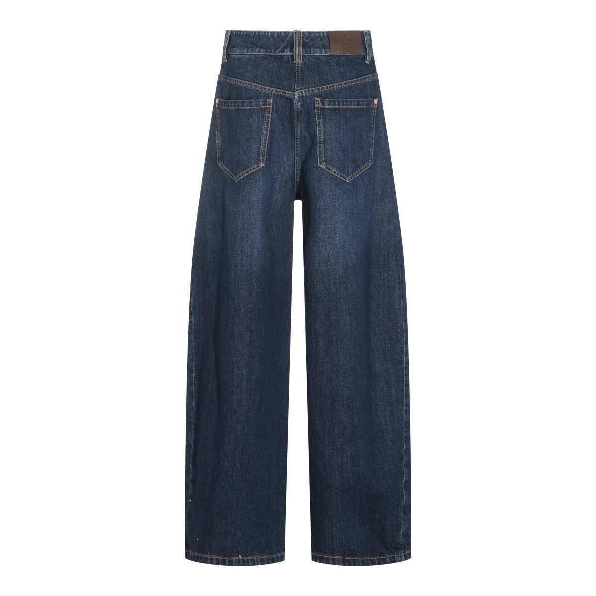 DARK BLUE DENIM BALOON JEANS
