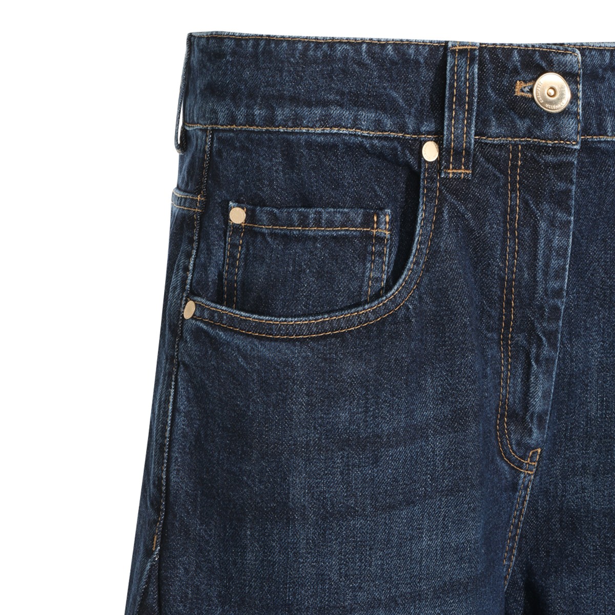 DARK BLUE DENIM BALOON JEANS