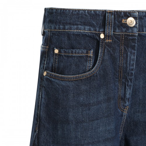 DARK BLUE DENIM BALOON JEANS