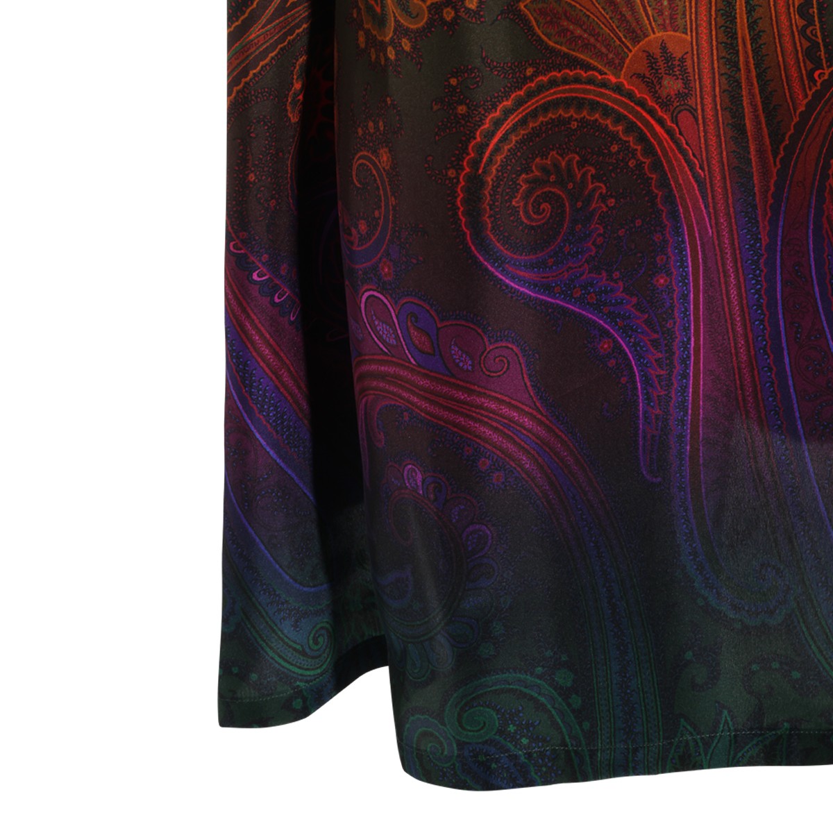 MULTICOLOR SILK A DRESS