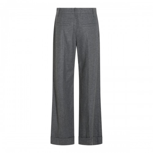 GREY VIRGIN WOOL PANTS