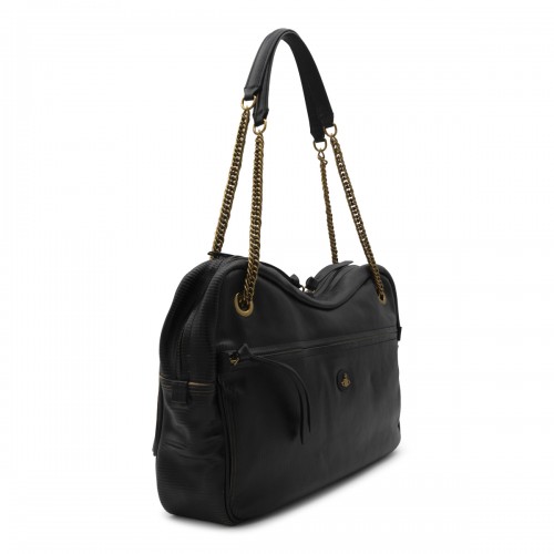 BLACK LEATHER DOLCE LARGE... 2