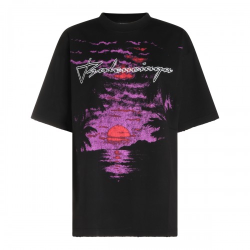 BLACK COTTON DREAM T-SHIRT
