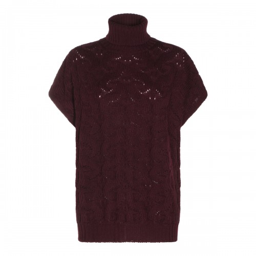 BORDEAUX WOOL KNITWEAR