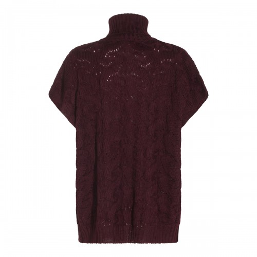 BORDEAUX WOOL KNITWEAR 2