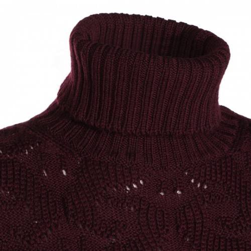 BORDEAUX WOOL KNITWEAR