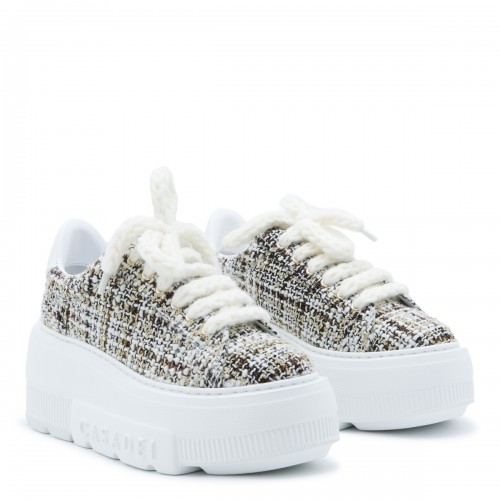 IVORY AND GREY CHECK CHUNKY... 2