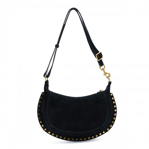 BLACK SUEDE OSKAN CROSSBODY BAG