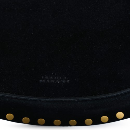 BLACK SUEDE OSKAN CROSSBODY BAG