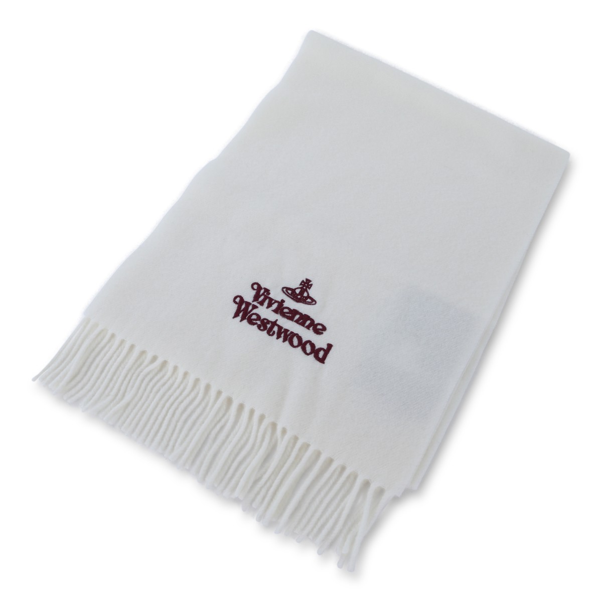 WHITE WOOL SCARVES