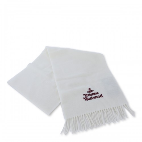 WHITE WOOL SCARVES