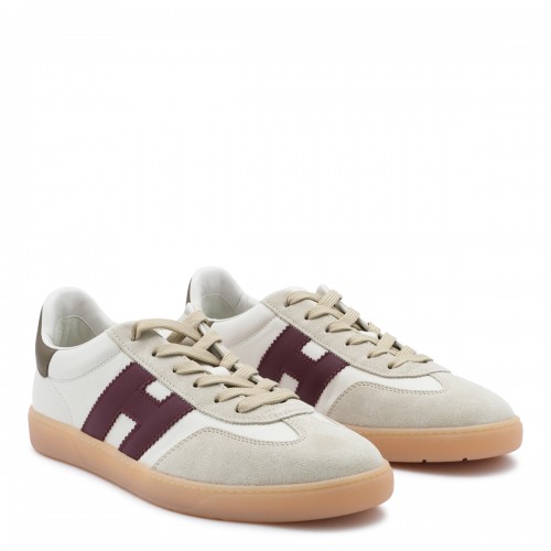 WHITE AND BURGUNDY COOL... 2
