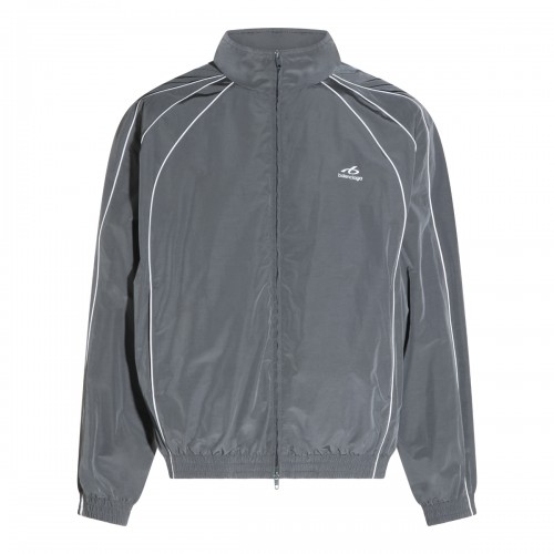 GREY COTTON CASUAL JACKET