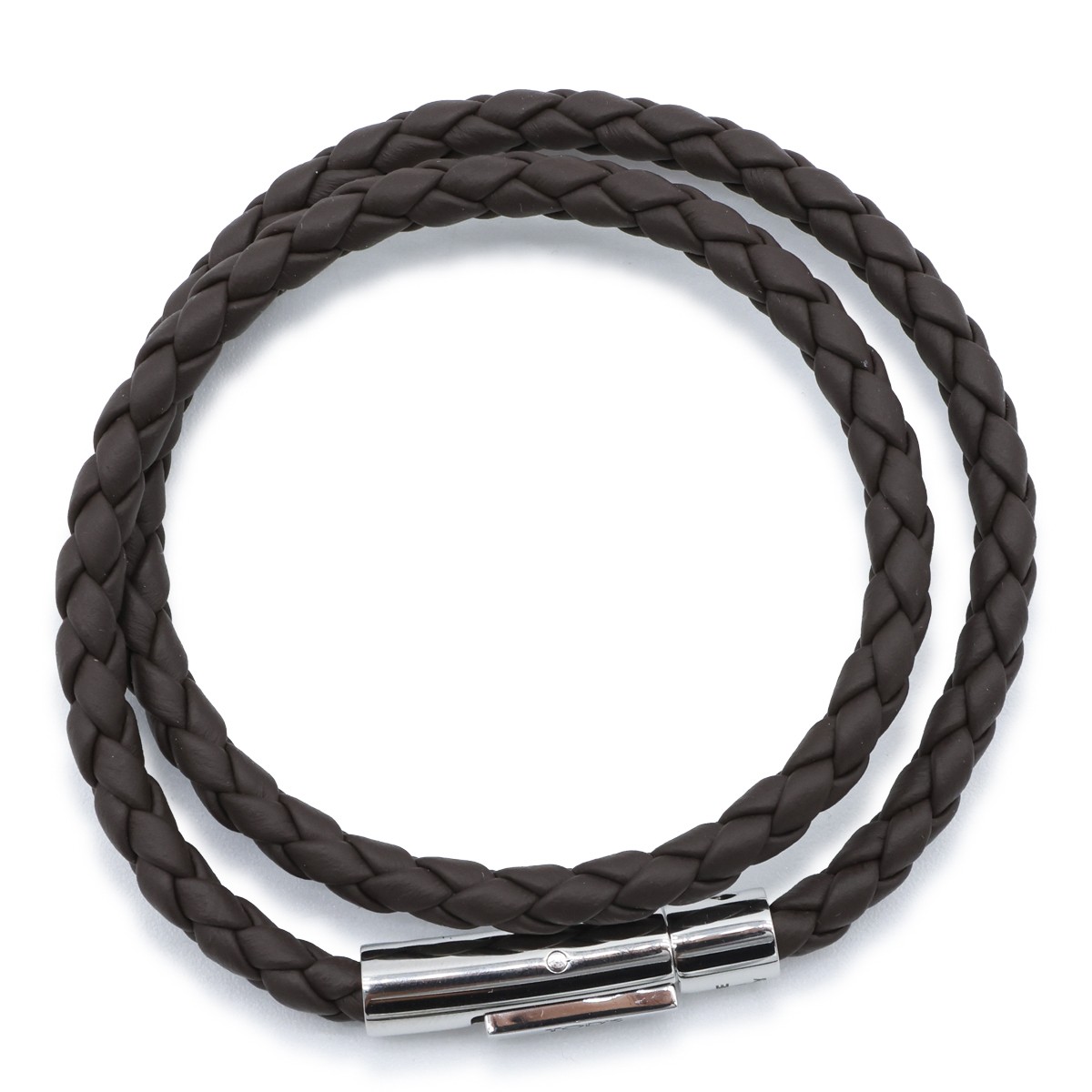 DARK BROWN LEATHER BRACELET