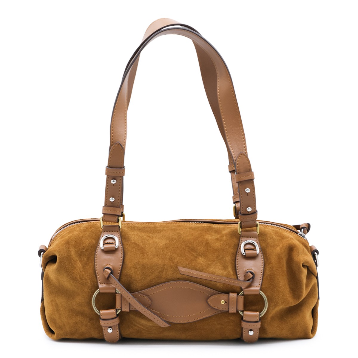 COGNAC SUEDE TILPA MINI SHOULDER BAG