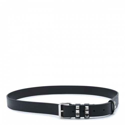 BLACK LEATHER BELT