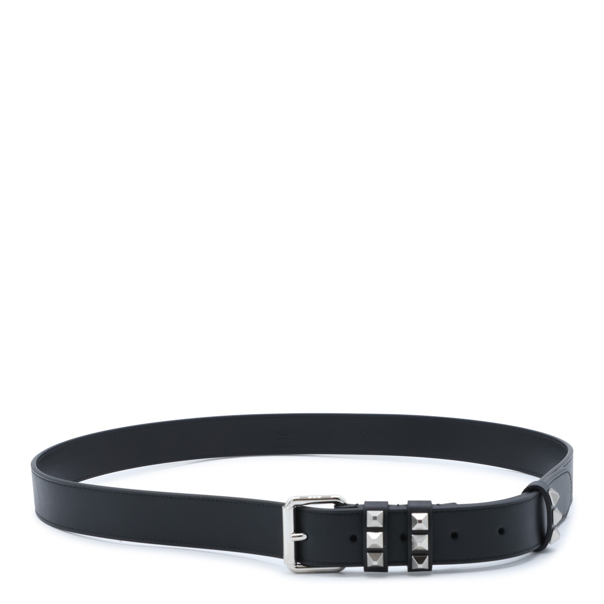 BLACK LEATHER BELT