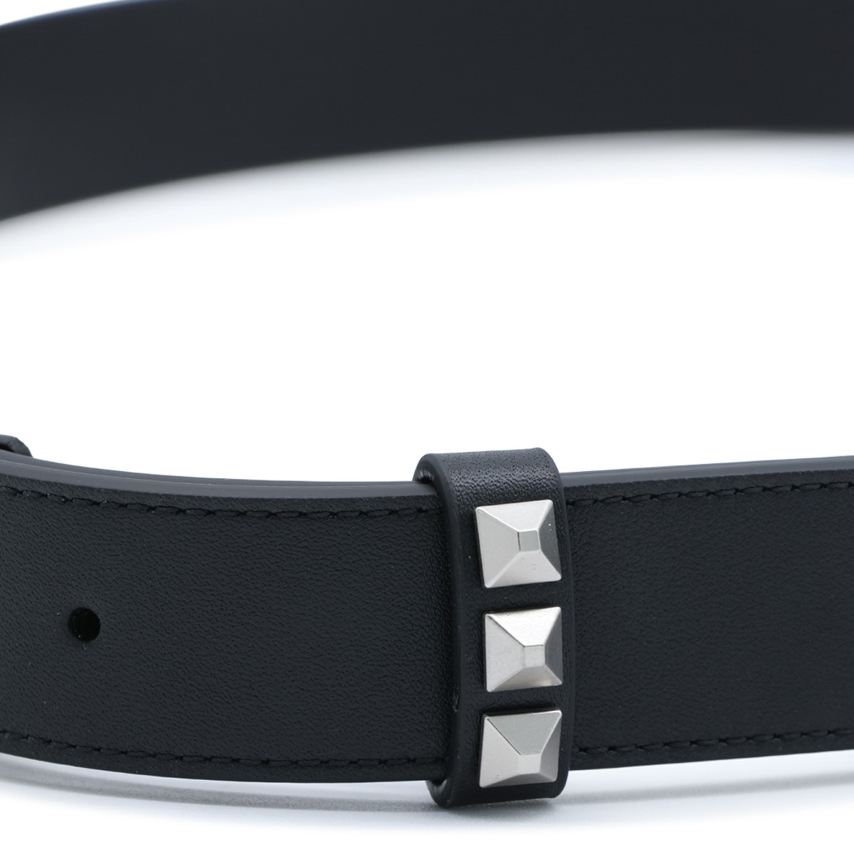BLACK LEATHER BELT