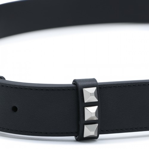 BLACK LEATHER BELT