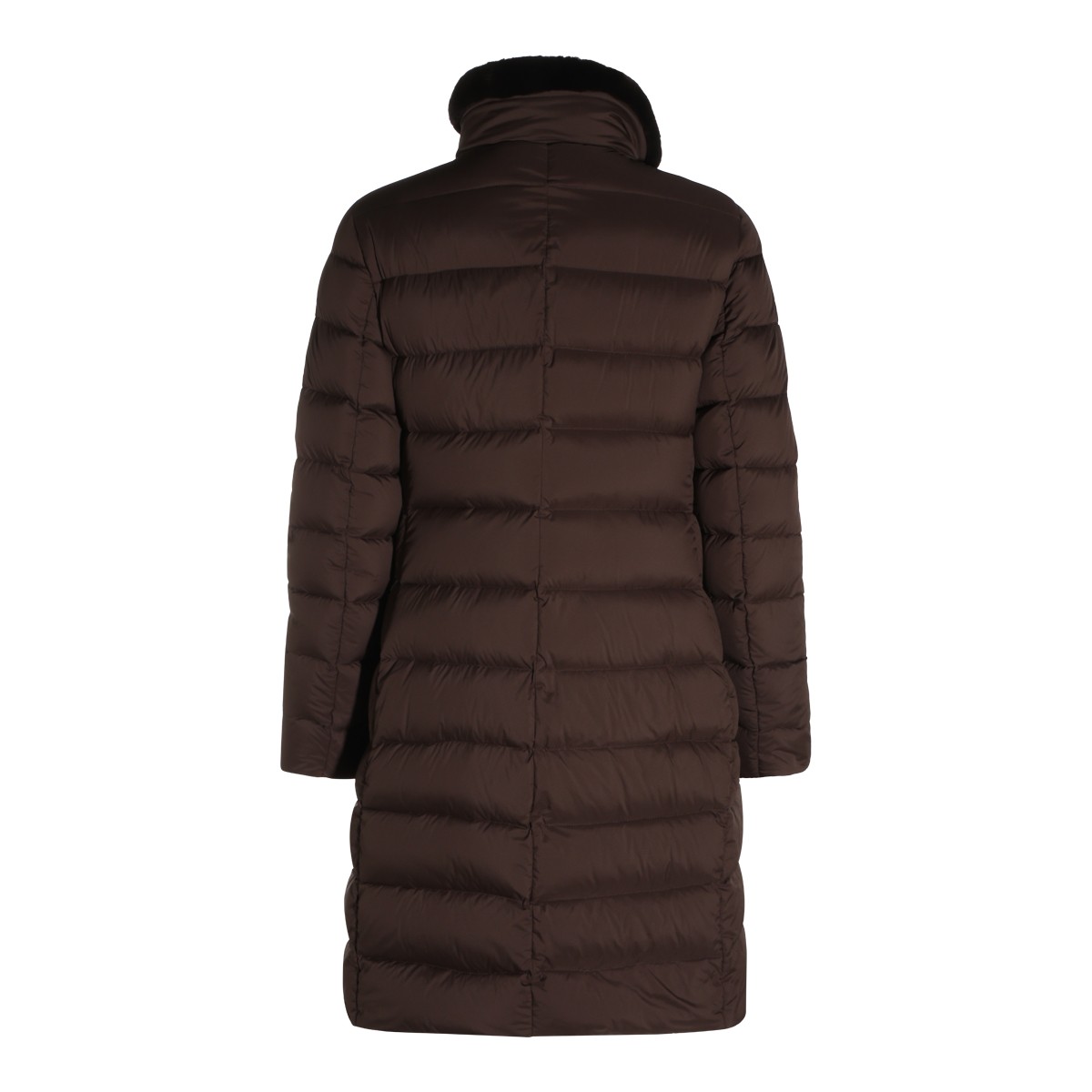 BROWN PUFFER VETIVER S-3 DOWN JACKET
