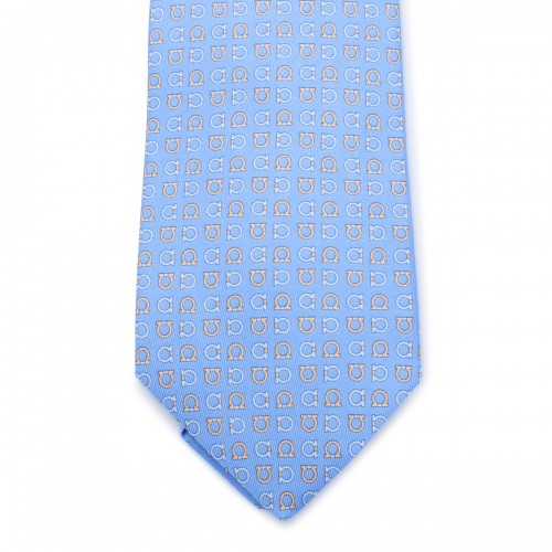 LIGHT BLUE SILK TIE 2