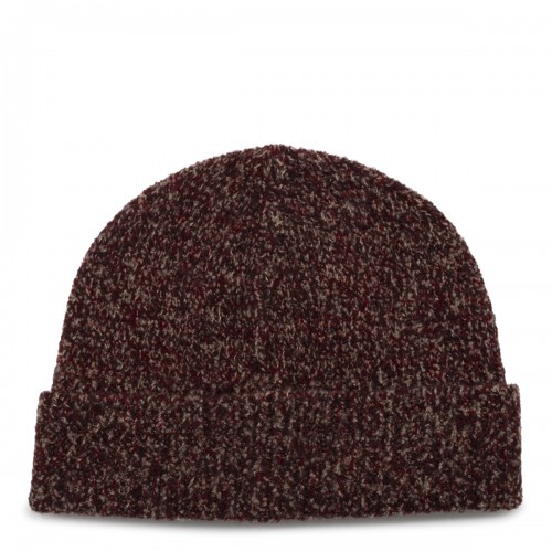 DARK BROWN WOOL BEANIE