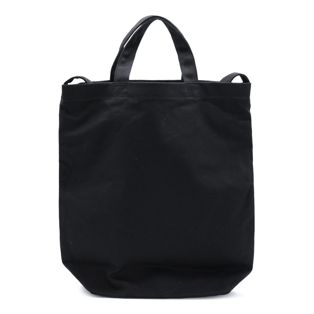 BLACK COTTON TOTE BAG