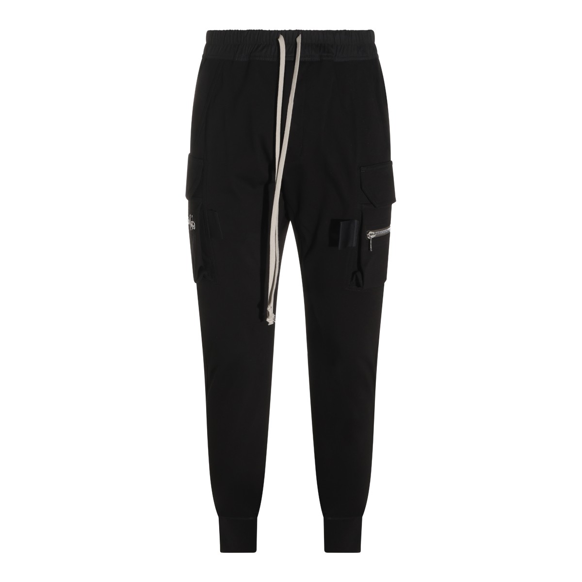 BLACK COTTON MASTODON CARGO PANTS